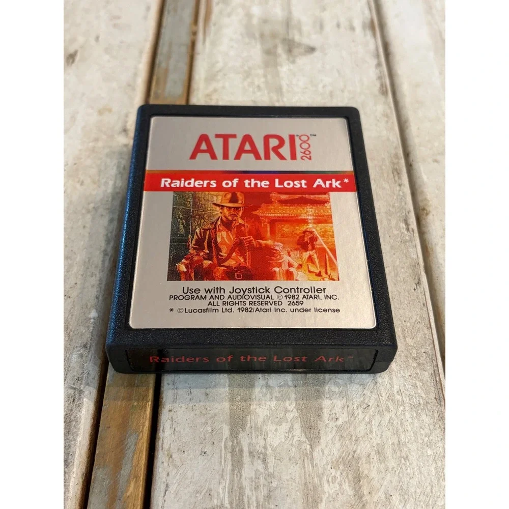 Atari 2600 Raiders of the Lost Ark Game CIB Box Manual 1982 Lucasfilm CX2659
